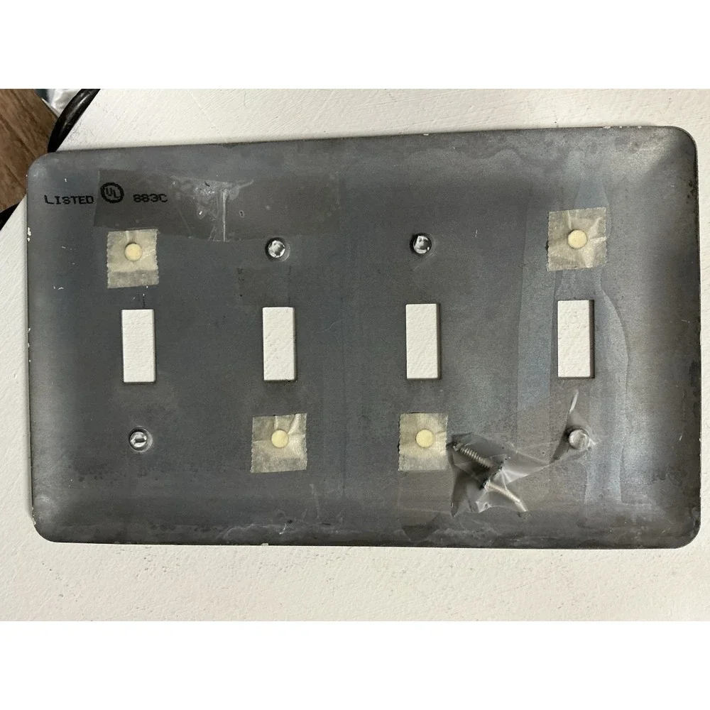 Man Cave Golf Course Metal Light Switch Cover For 4 Switches‎